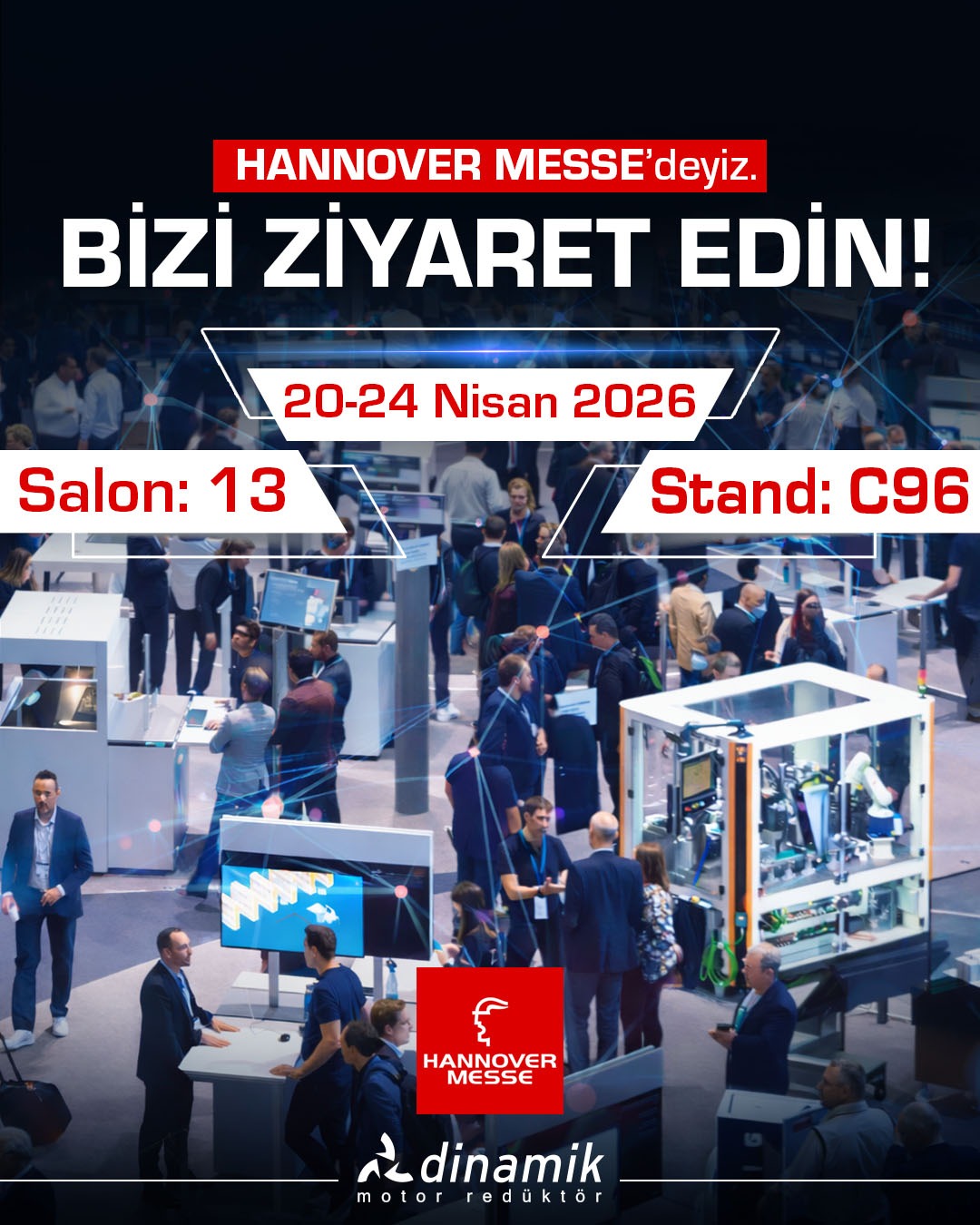 Almanya Hannover Messe 2026 Fuarındayız.