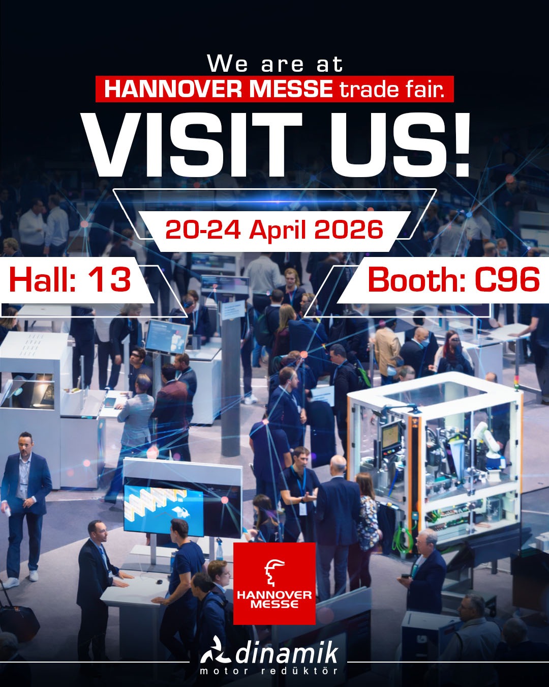 We are at the Hannover Messe Exhibition in Germany 2026.